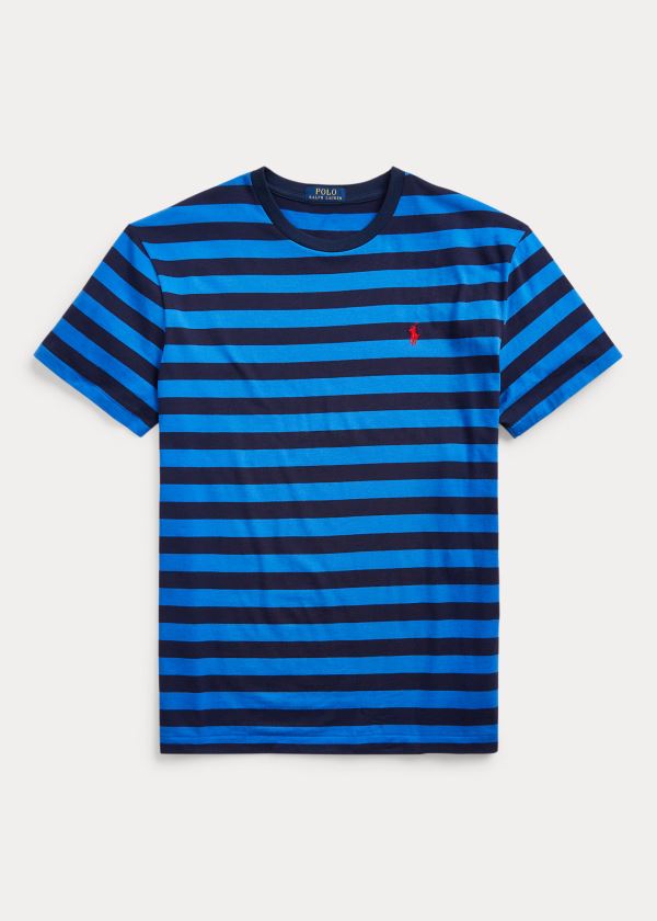 T Shirt Polo Ralph Lauren Classic Striped Jersey Homem 47198-KDNV